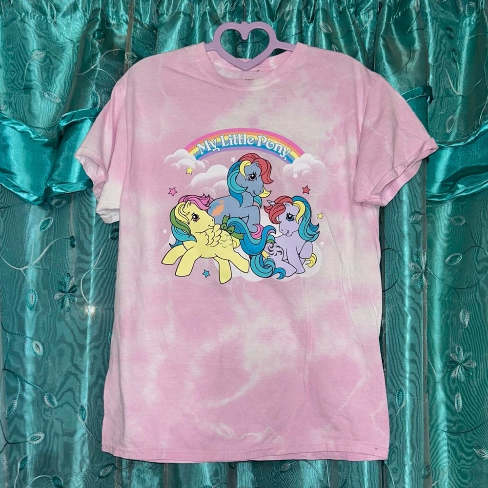 My little pony tie dye pink t-shirt